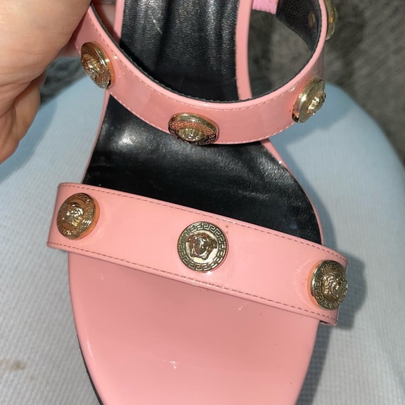 Pink Versace sandal heels - Picture 10 of 13